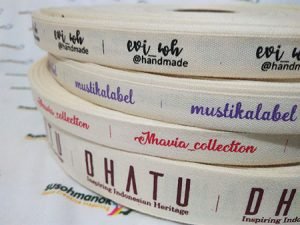 harga label baju di kendal