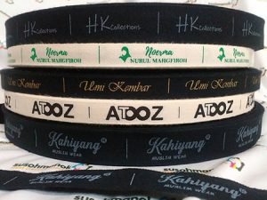 harga label baju di bengkulu