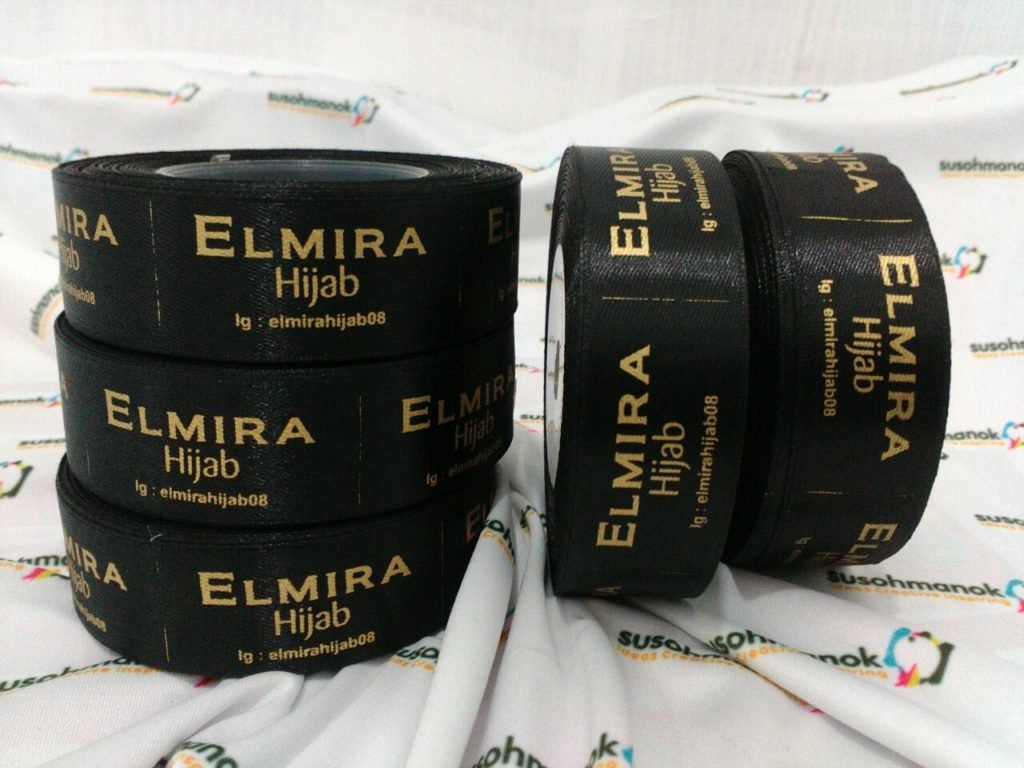 Label Satin Sablon Elmira