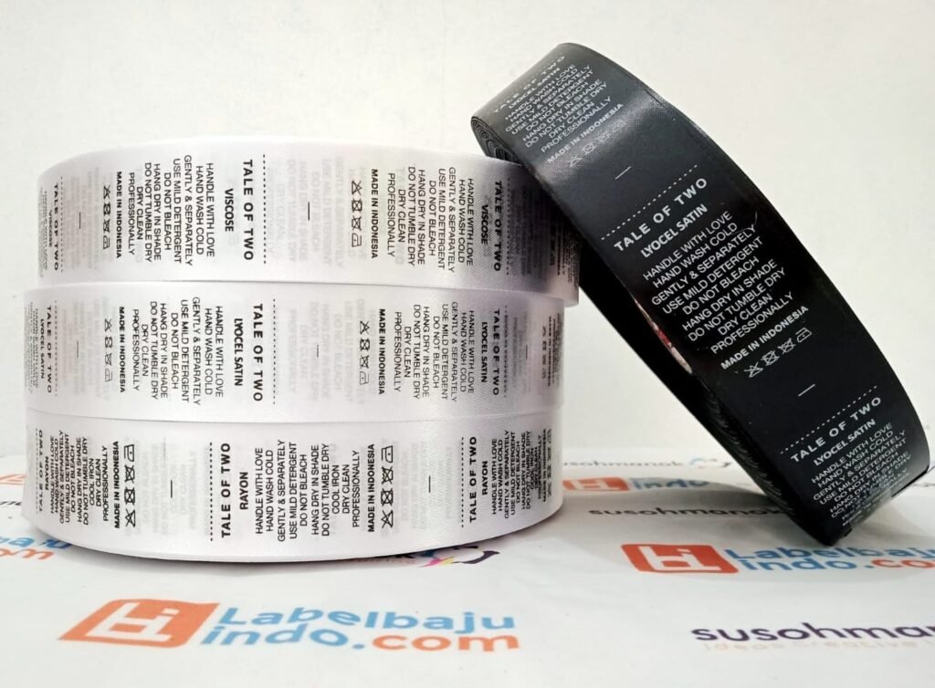 buat label baju solo