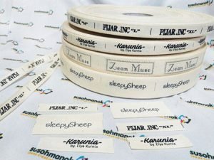 cetak label baju di playen