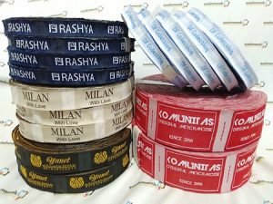 label woven indramayu