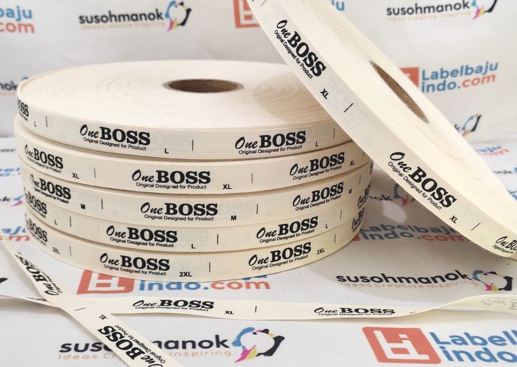 Label Baju Katun Berkualitas | Cetak Label Baju di Labelbajuindo