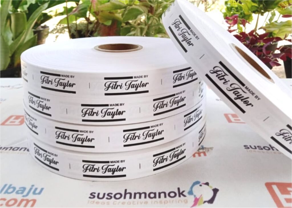 Label Tafeta Printing Murah & Berkualitas – Layanan Cetak Label Baju Terdekat
